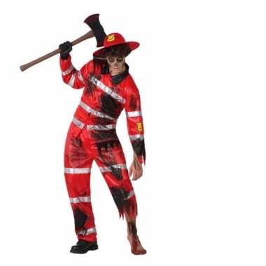 Carnavalspak brandweer zombie