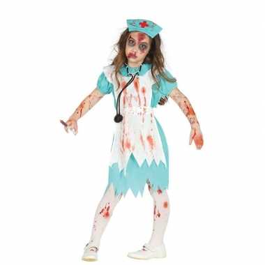 Zombie verpleegster/zuster verkleedpak kind