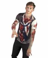 Carnavalspak zombie man shirt